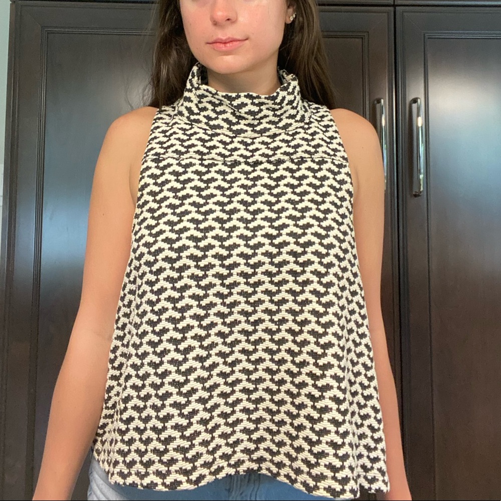 FREE PEOPLE Mock Turtle Neck Tank